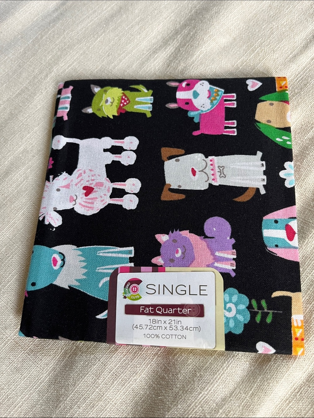 Fat Quarter Dog Print